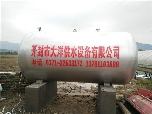 山东10吨无塔供水压力罐厂